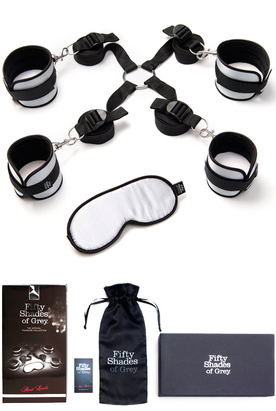 Kit Algemas Cama - 50 Sombras de Grey