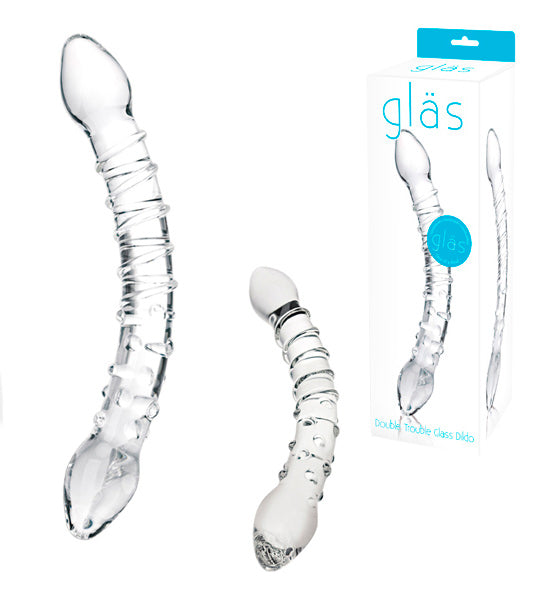Dildo Duplo Vidro Gläs