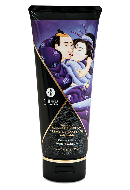 Creme Massagem Hidratante Comestível Frutos Exóticos 200ml - Shunga®
