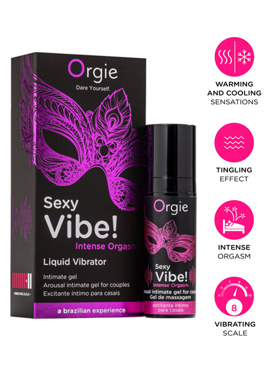 Vibrador Líquido Sexy Vibe Intense Orgasm