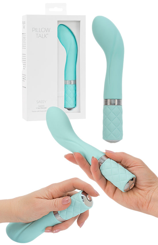 Vibrador Ponto G Sassy PillowTalk® - Rosa/ Menta