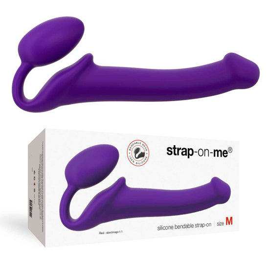 Strap-On Sem Cinta Alta Qualidade Roxo - Tamanho M