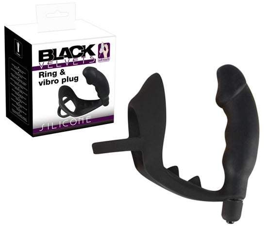 Anel & Estimulador Próstata - Black Velvets