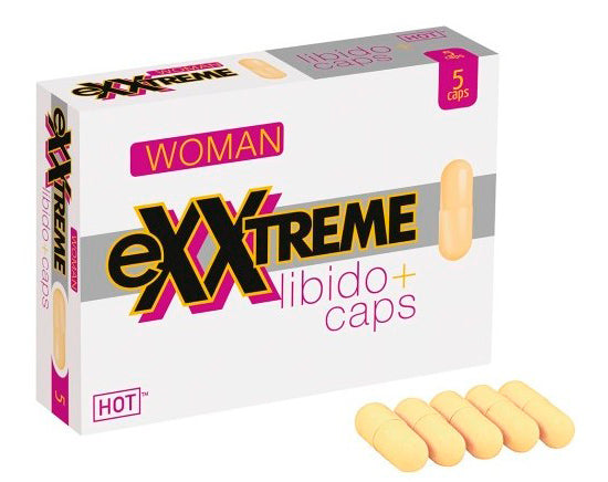 Afrodisiaco Potenciador Natural Exxtreme Libido+Caps Mulher - 5un
