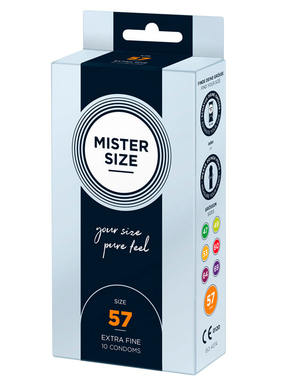 Preservativos Tamanhos Personalizados - Pack 10 Mister Size