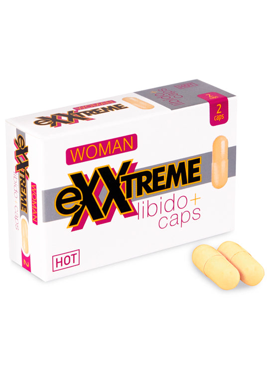 Afrodisíaco Potenciador Natural Exxtreme Libido+Caps Mulher - 2un