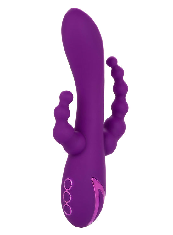 Vibrador Com Estimulador Clitoriano e Anal - BootyLicious