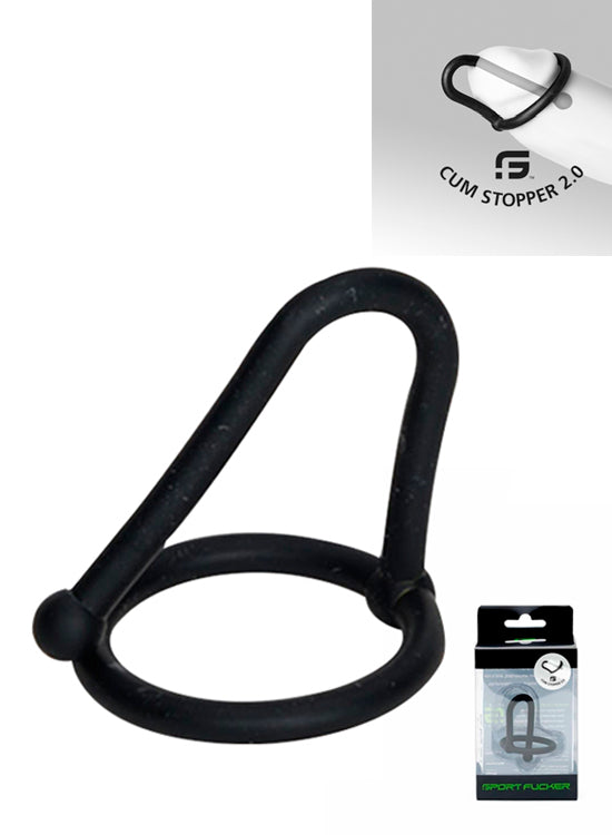 Plug Uretral - Cum Stopper 2.0 Preto