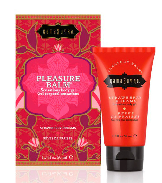 Gel Bálsamo Estimulante Comestível - Morango 50g - Kamasutra® Vegan