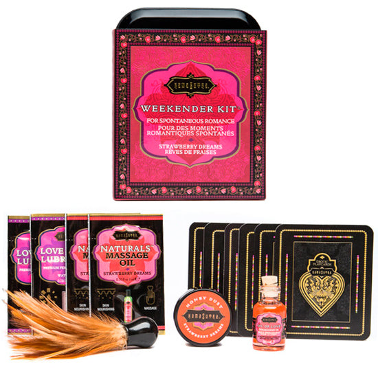 Kit Sonhos Fim de Semana - Morango - Kamasutra® Vegan