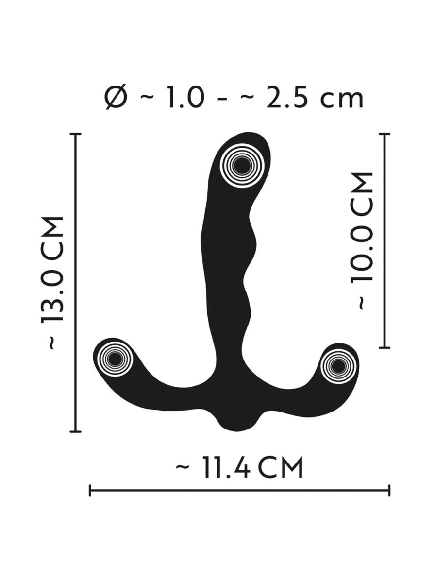 Estimulador Próstata Com 3 Motores  ANAL