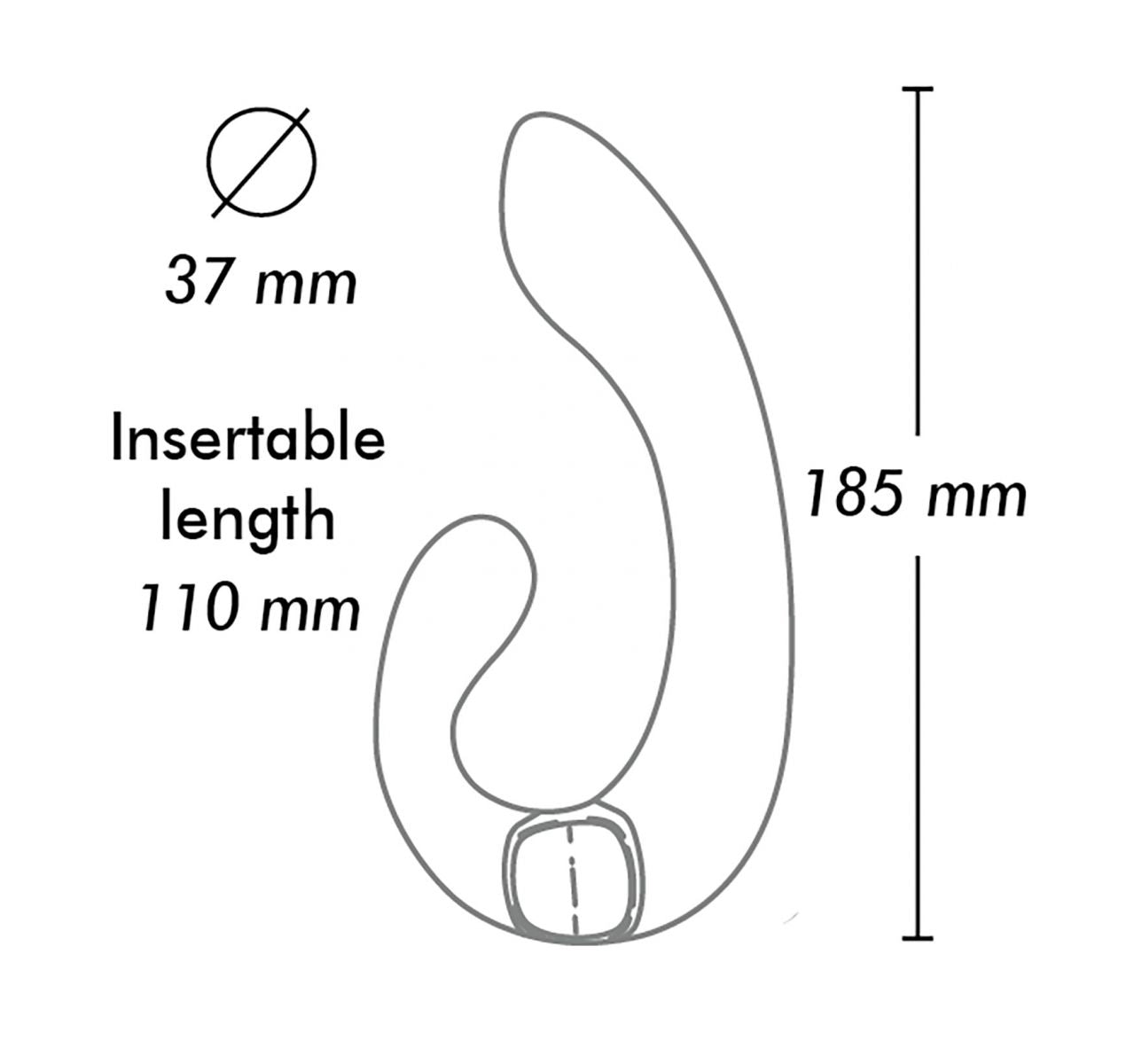 Shunga® Miyo - Vibrador Com Estimulador Clítoris