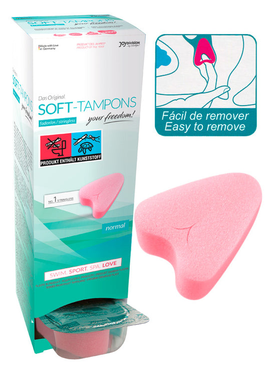 Tampões Esponja Normal - 10 Unidades