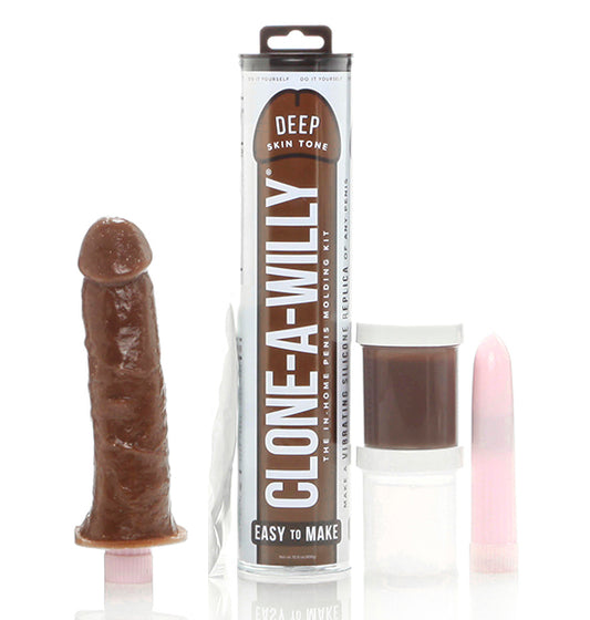 Kit Réplica Pénis - Clone-A-Willy Escuro