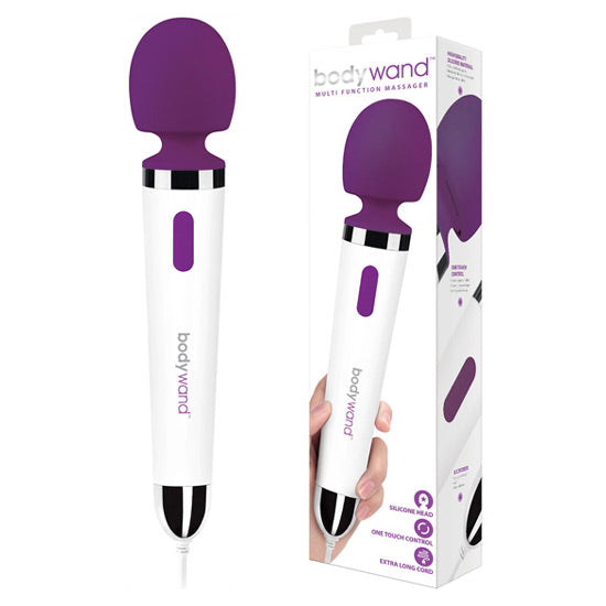 Massajador Profissional Eléctrico 8 Vibrações Roxo - BodyWand®