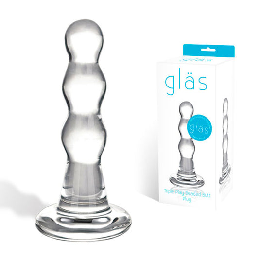 Plug Anal Vidro 8cm - Gläs