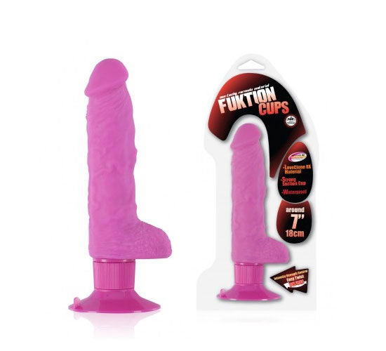 Vibrador Com Ventosa - 13cm Rosa