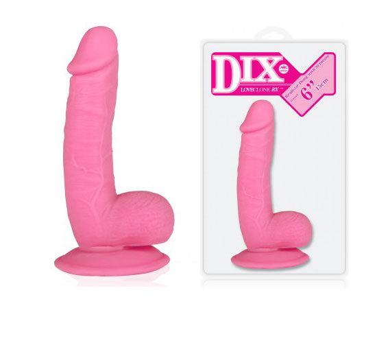Dildo Com Ventosa 12cm - Rosa