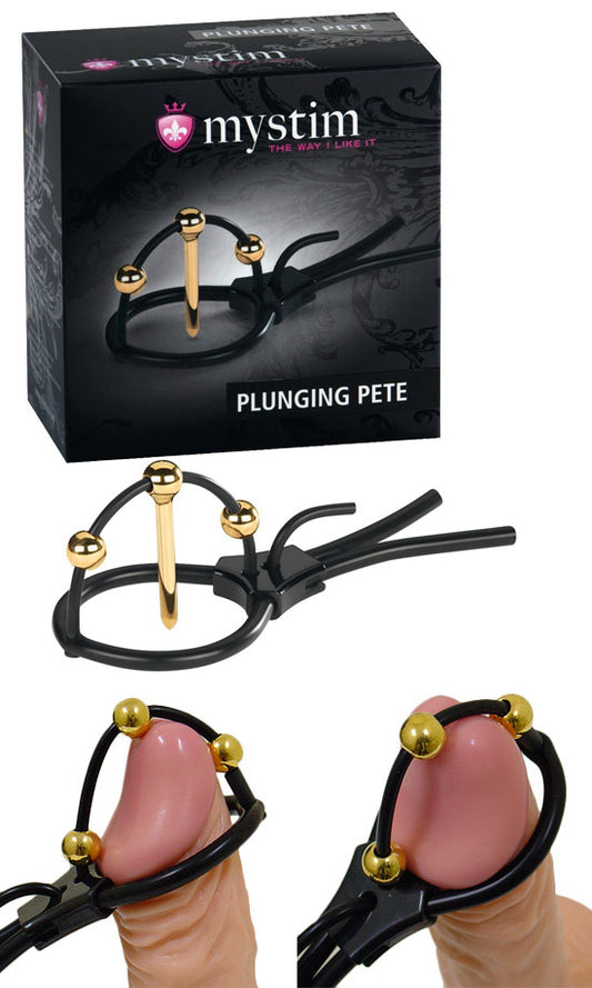 Anel & Plugs Eletro-Estimulação - Plunging Pete