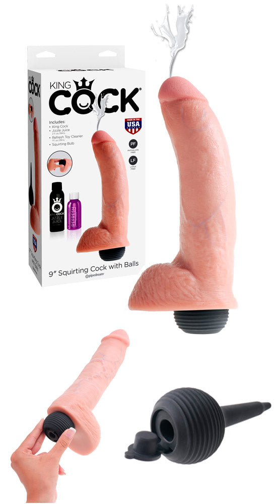 Dildo Com Ejaculação - 18cm