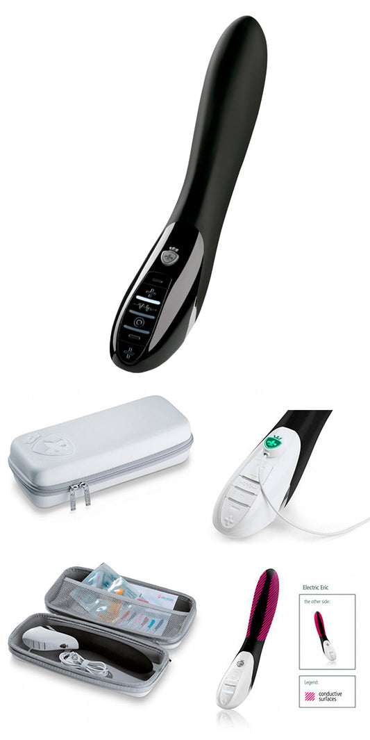Vibrador Eletro-Estimulação - MyStim Eletric Eric Black Edition