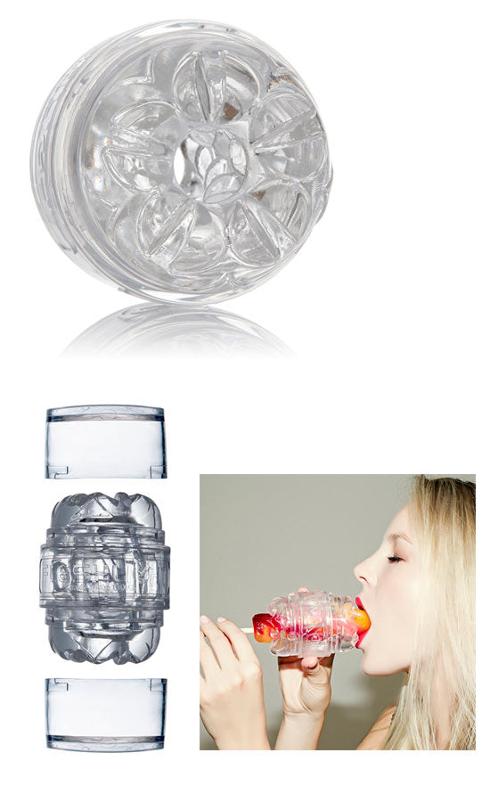 Masturbador Transparente - Flesh Light QuickShot