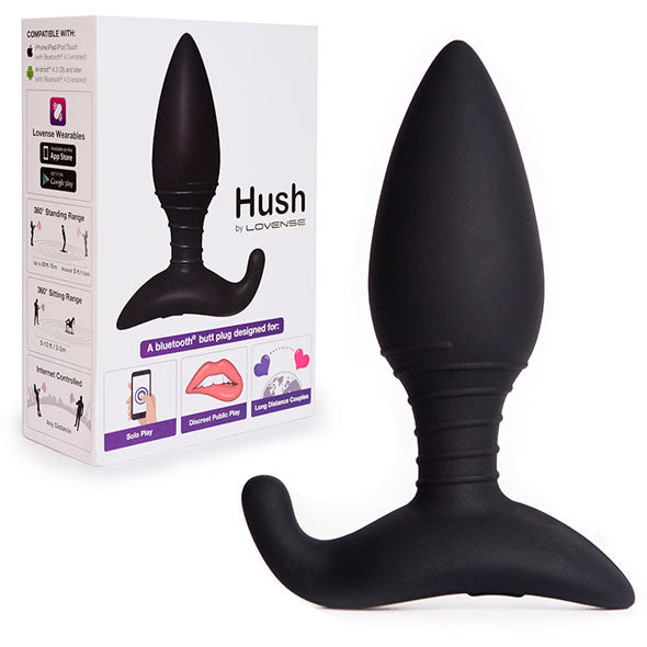 Plug Anal Com APP Médio - Hush 38mm