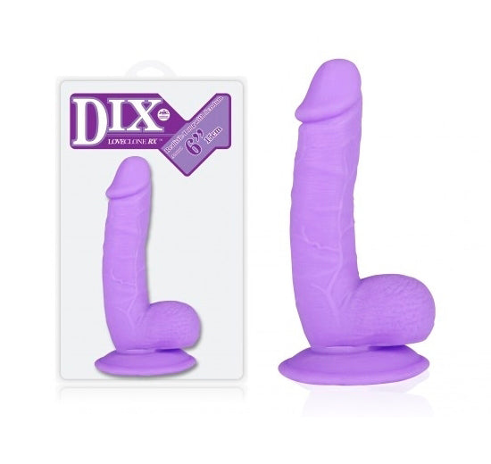 Dildo Com Ventosa 12cm - Lilás