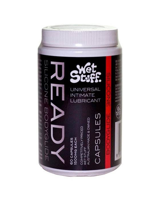 Lubrificante Cápsulas Silicone - Wet Stuff Ready 60un
