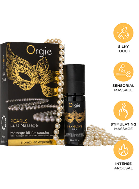 Kit Massagem Íntima - Pearls Lust Massage