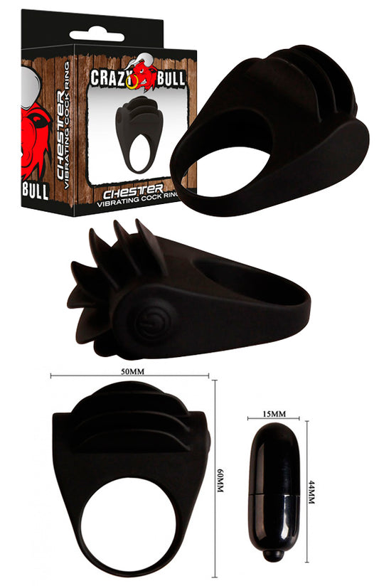 Anel Com Vibração Chester - Crazy Bull