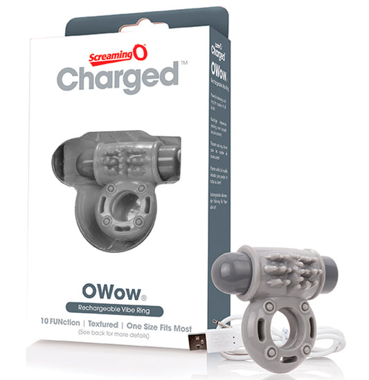 Anel Carregável OWow Cinzento - Screaming O®