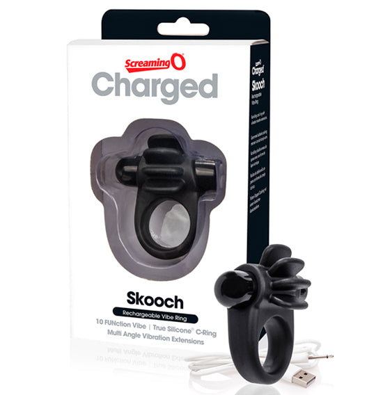 Anel Carregável Skooch Preto - Screaming O®