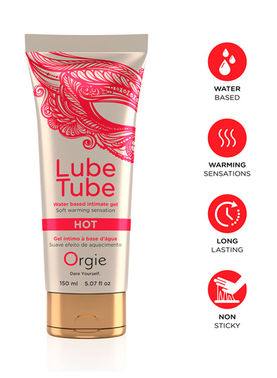 Lubrificante Base De Água Efeito Calor - Orgie Hot 150ml