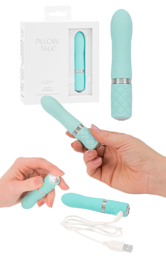 Estimulador Clítoris Flirty PillowTalk® - Rosa/ Menta