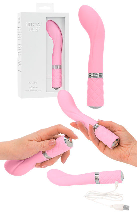 Vibrador Ponto G Sassy PillowTalk® - Rosa/ Menta