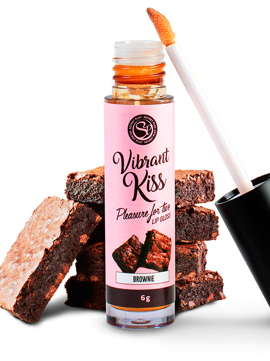Gloss Vibrante - Brownie/ Menta/Pastilha Morango