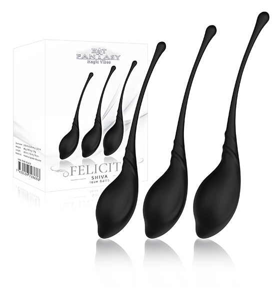 Kit Cones Vaginais Shiva - Preto