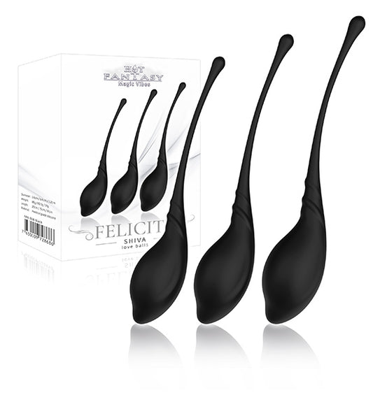 Kit Cones Vaginais Shiva - Preto