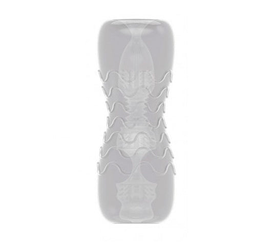 Masturbador Transparente Double Oo