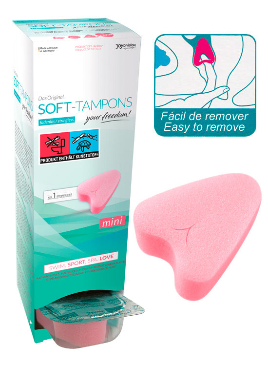 Tampões Esponja Mini - 10 Unidades