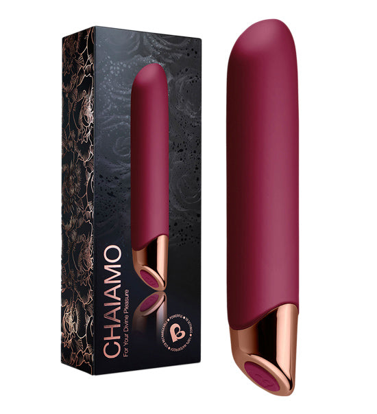 Vibrador Carregável - Chaiamo Bordeux