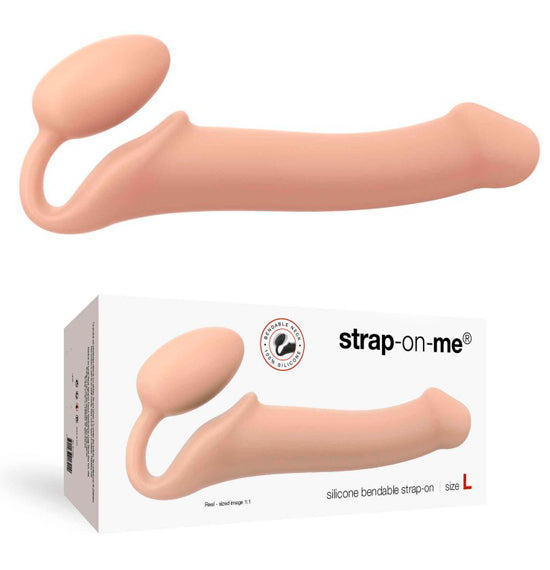 Strap-On Sem Cinta Alta Qualidade Bege - Tamanho L