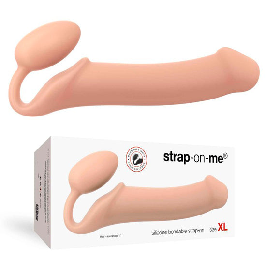 Strap-On Sem Cinta Alta Qualidade Bege - Tamanho XL