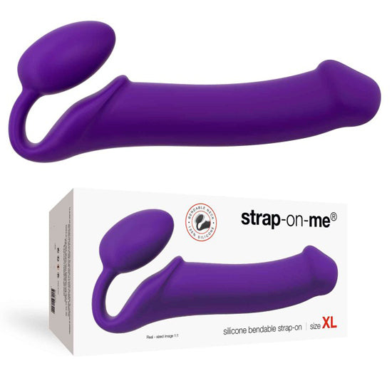Strap-On Sem Cinta Alta Qualidade Roxo - Tamanho XL