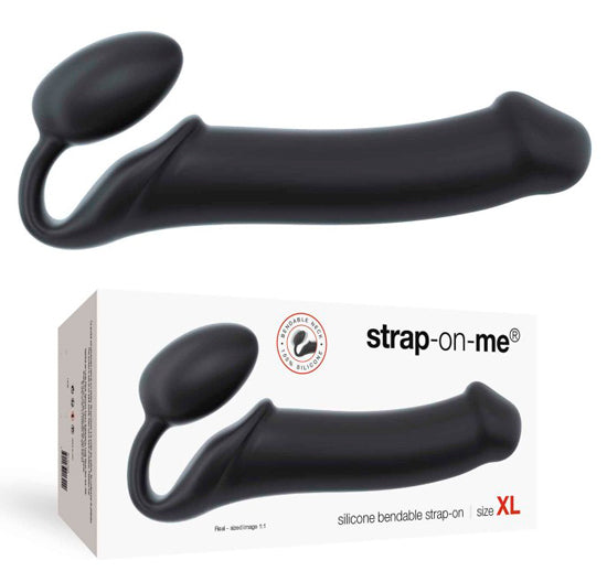 Strap-On Sem Cinta Alta Qualidade Preto - Tamanho XL