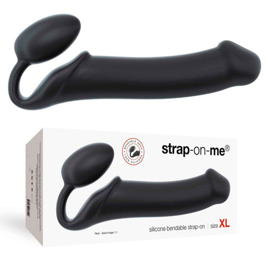 Strap-On Sem Cinta Alta Qualidade Preto - Tamanho XL