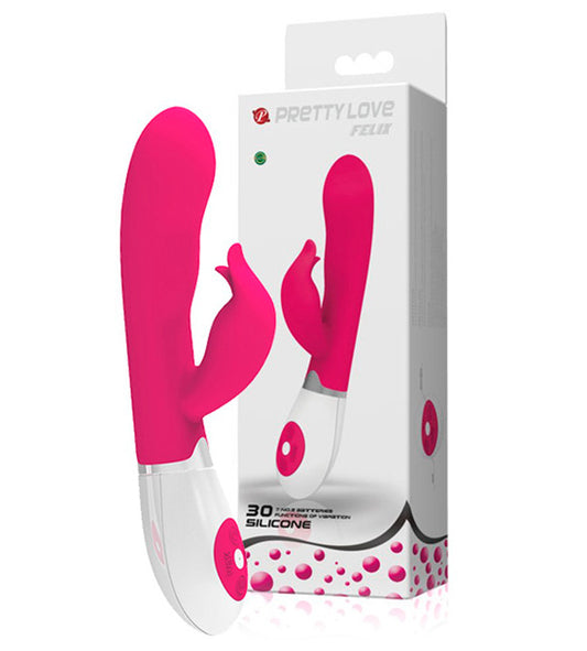 Vibrador com Estimulador de Clítoris - Pretty Love Felix