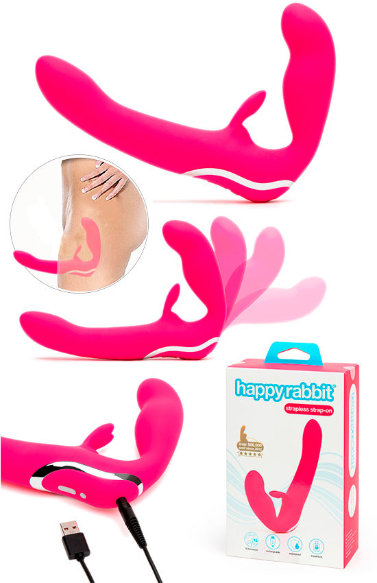 Strap-On Sem Cinta - Happy Rabbit
