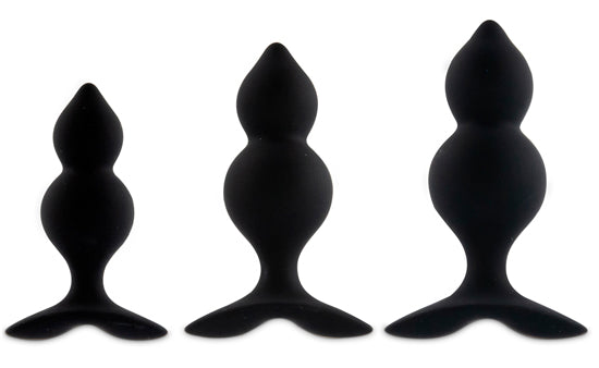 Kit Dilatação Anal - Bibi Twin Negro